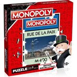 WINNING MOVES Puzzle Monopoly Rue de la Paix 1000 pieces