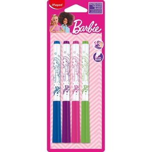 Maped Marqueur pour ardoise Barbie  blister de 4
