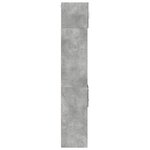 vidaXL Armoire de rangement mince gris béton 40x42 5x225 cm