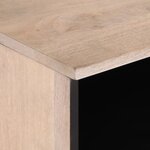 vidaXL Meuble TV 100x34x46 cm bois massif de manguier