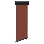 vidaXL Auvent latéral de balcon 65x250 cm Marron