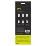 Eko ensemble sacs poubelle c 10-15 l 24x20 pièces blanc