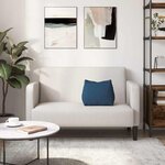 vidaXL Coussin de Dos Bleu 45 x 20 x 35 cm tissu