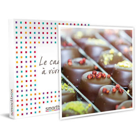 SMARTBOX - Coffret Cadeau - Coffret gourmand assortiment de 4 produits chocolatés de fabrication artisanale -