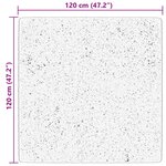 vidaXL Tapis HUARTE à poils courts doux et lavable beige 120x120 cm
