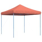 vidaXL Tente de fête 292 x 292 x 315 cm Terre cuite Tissu Oxford