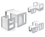 Set de meubles  Stella 3-en-1 Gris