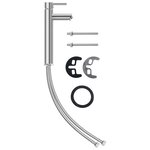 vidaXL Lavabo de bain avec robinet et drain à poussoir Verre trempé