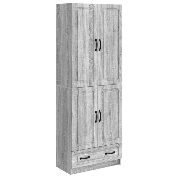 vidaXL Ensemble de Meubles 2 Pièces Sonoma gris Bois d'ingénierie