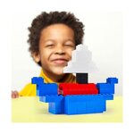 Androni Giocattoli 104114112 - Blox 100 : 4 briques bleues dans une boîte