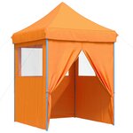 vidaXL Tente de fête Orange 200 x 200 x 306 cm Tissu Oxford
