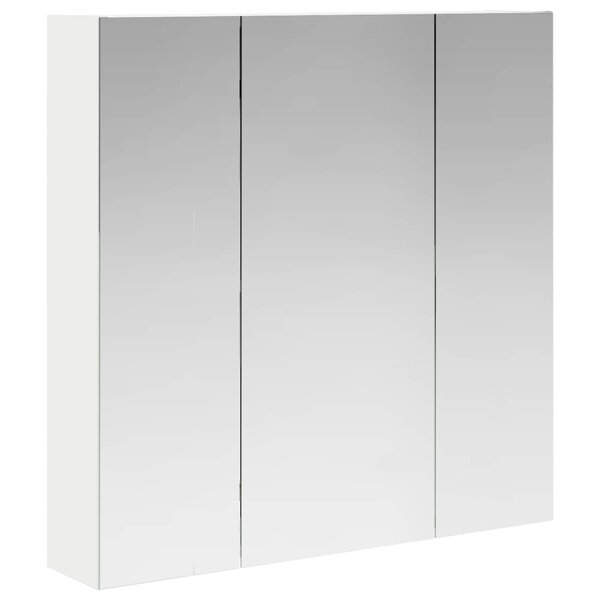 vidaXL Armoire Miroir de Salle de Bain Blanc 70 x 14 5 x 70 cm