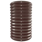 vidaXL Lit surélevé de jardin Acier enduit de poudre marron