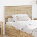 vidaXL Tête de lit Chêne Sonoma 100 cm Bois d'ingénierie