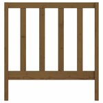 vidaXL Tête de lit Marron miel 95x4x100 cm Bois massif de pin