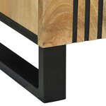 vidaXL Buffet Marron 90 x 33 x 75 cm bois de manguier massif