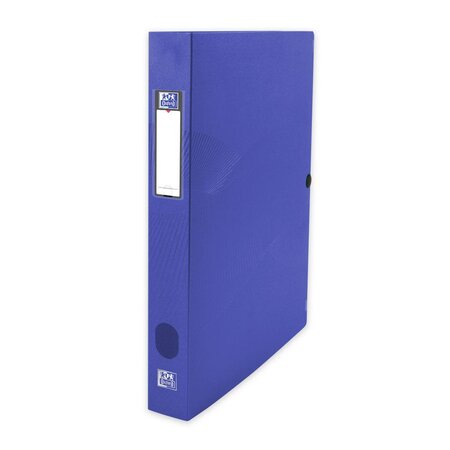 Boîte de classement Osmose 24X32, dos de 4 cm en polypropylène opaque - Bleu