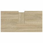 vidaXL Armoire salle de bain chêne sonoma 65x33x60 cm