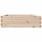 vidaXL Jardinière 80x80x23 cm bois de pin massif