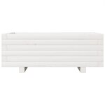 vidaXL Jardinière blanc 70x40x26 5 cm bois de pin massif