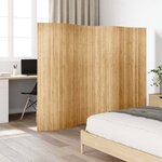 vidaXL Cloison de séparation bambou largeur 250 cm hauteur 165 cm naturel
