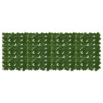 vidaXL Écran de balcon avec feuilles Vert 200 x 75 cm