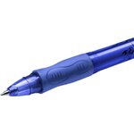 BIC Gel-ocity Illusion Stylo Gel Effaçable a Pointe Moyenne (0,7 mm) - Bleu, Blister de 1 + 3 Recharges