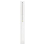 vidaXL Douche d'extérieur 226 cm Blanc