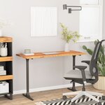 vidaXL Dessus de bureau 120x60x2 5 cm rectangulaire bois massif acacia
