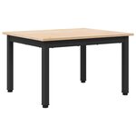 vidaXL Table basse Naturel 60 x 50 x 36 cm Bois de pin massif
