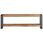 vidaXL Meuble TV 120x30x40 cm Bois d'acacia massif