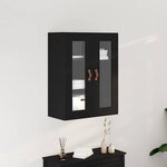 vidaXL Meuble mural Chêne noir 69 5 x 34 x 90 cm Bois d'ingénierie
