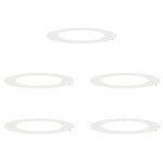 vidaXL Jardinières Blanches Blanches Plastique Grand Pliable