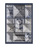 Tapis de salon CORDOUE 80 x 150 cm - Bleu