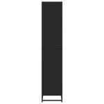 vidaXL Bibliothèque noir 80 5x35x170 5 cm bois d'ingénierie