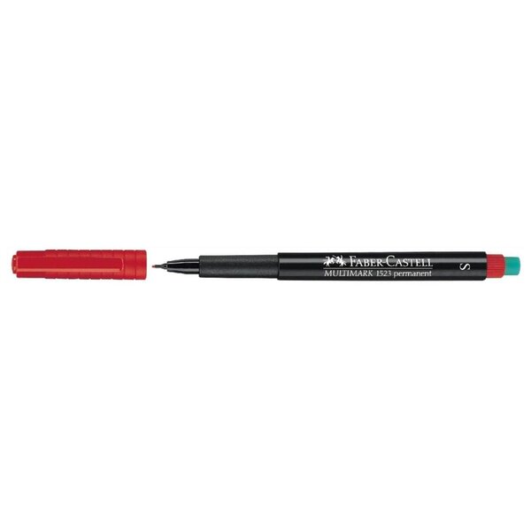 Marqueur CD MULTIMARK Permanent S Rouge FABER-CASTELL