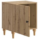 vidaXL Cabinet de chevet 2 pc Chêne artisanal 43 x 34 5 x 50 cm