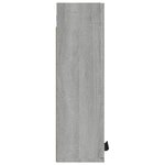 vidaXL Armoire de salle de bain murale Sonoma gris 32x20x67 cm
