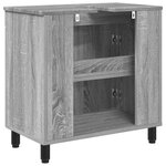 vidaXL Unité de vanité de salle de bain Sonoma gris 60 x 35 x 60 cm