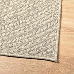 vidaXL Tapis ZIZUR crème 60x110 cm aspect de jute intérieur extérieur