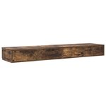 vidaXL Tiroirs de lit Chêne Fumé 140x36 5x16 5 cm Bois d'ingénierie