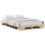 vidaXL Lit 120x200 cm en bois de pin massif