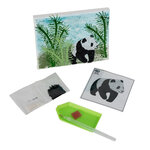 CRYSTAL ART Kit sticker broderie diamant 9x9cm Panda
