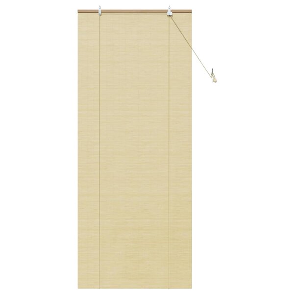 vidaXL Stores et Occultants avec des rideaux Naturel Bambou