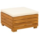 vidaXL Ensemble de salon de jardin 2 Pièce Marron Bois d'Acacia Massif