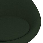 vidaXL Chaise de salle à manger Vert foncé Velours