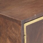 vidaXL Buffet 120x29x60 cm Bois de manguier massif