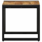 vidaXL Table basse Marron 40 x 40 x 38 cm Bois de mangue massif