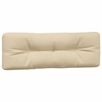 vidaXL Coussins de palette 3 Pièces beige tissu