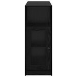 vidaXL Table de bar Chêne noir 101 x 40 x 103 5 cm Bois d'ingénierie